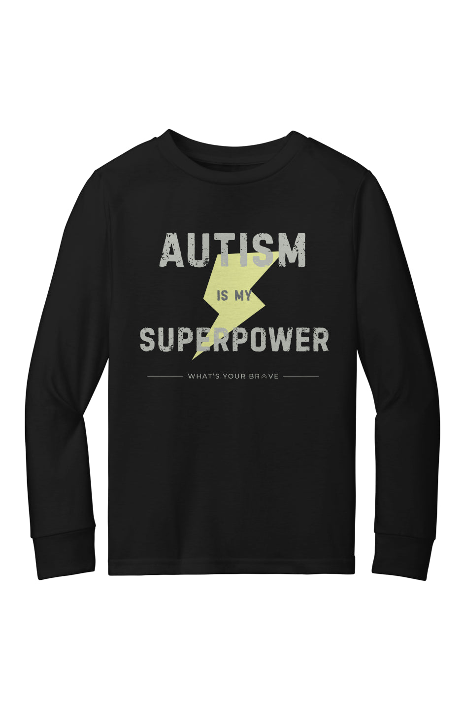 Youth Long Sleeve Autism Superpower Tee