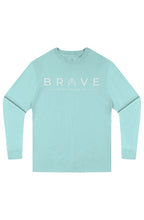 Adult BRAVE Long Sleeve Tee White Logo