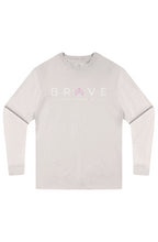 Adult BRAVE Long Sleeve Tee with Pink