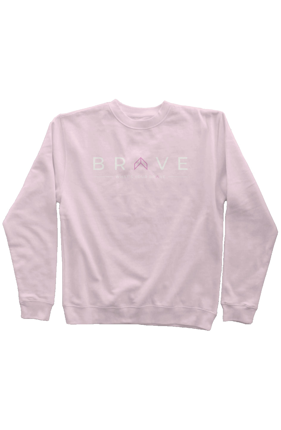 Adult BRAVE Sweatshirt with Pink