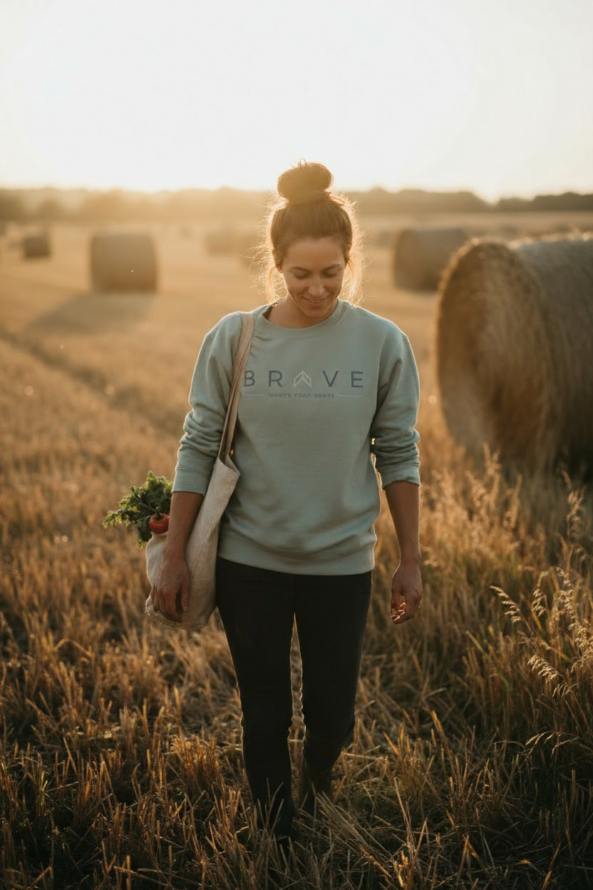 Adult BRAVE Dusty Sage Sweatshirt