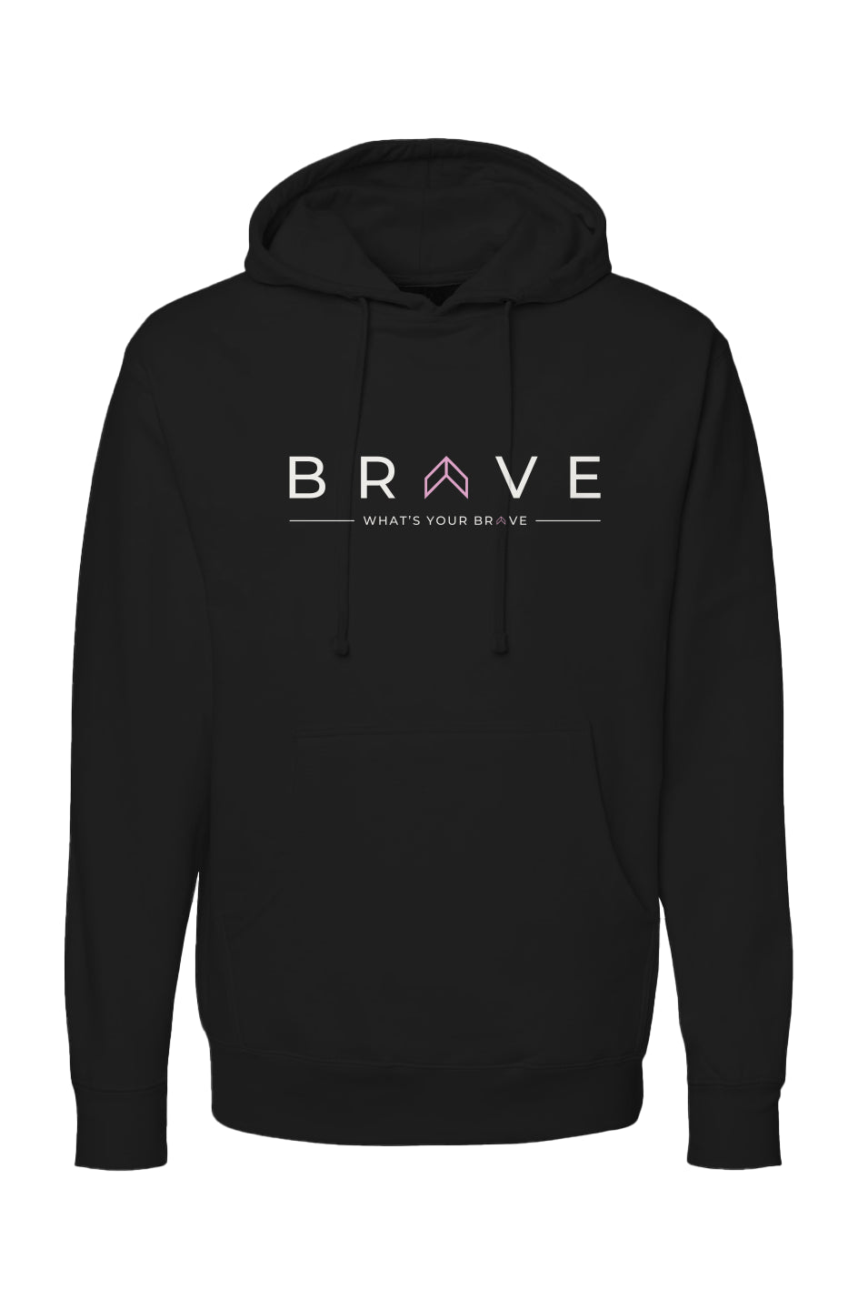 Adult BRAVE Hoodie with Pink