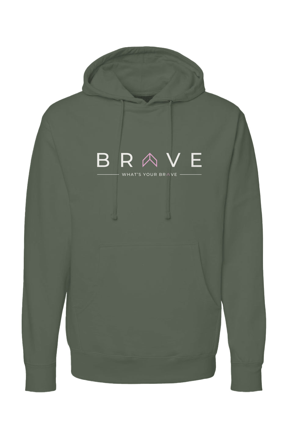 Adult BRAVE Hoodie with Pink
