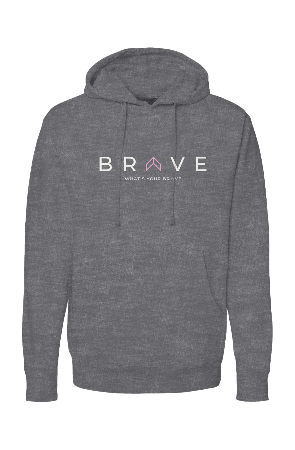 Adult BRAVE Hoodie with Pink