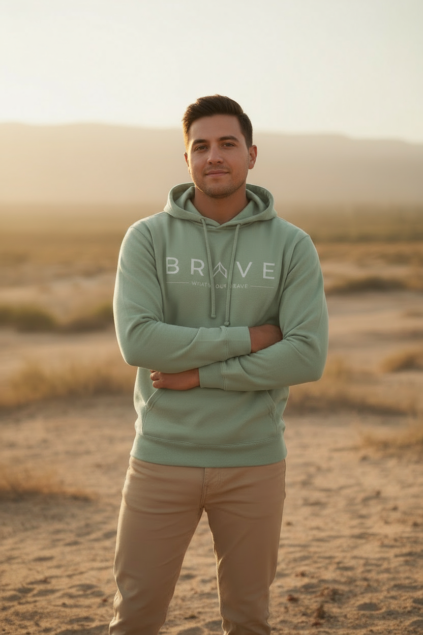 Adult BRAVE Bold Logo Hoodie