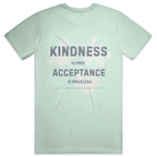 Adult BRAVE Short Sleeve Kindness Acceptance Mint Tee 