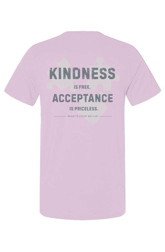 Adult BRAVE Short Sleeve Kindness Acceptance Lilac