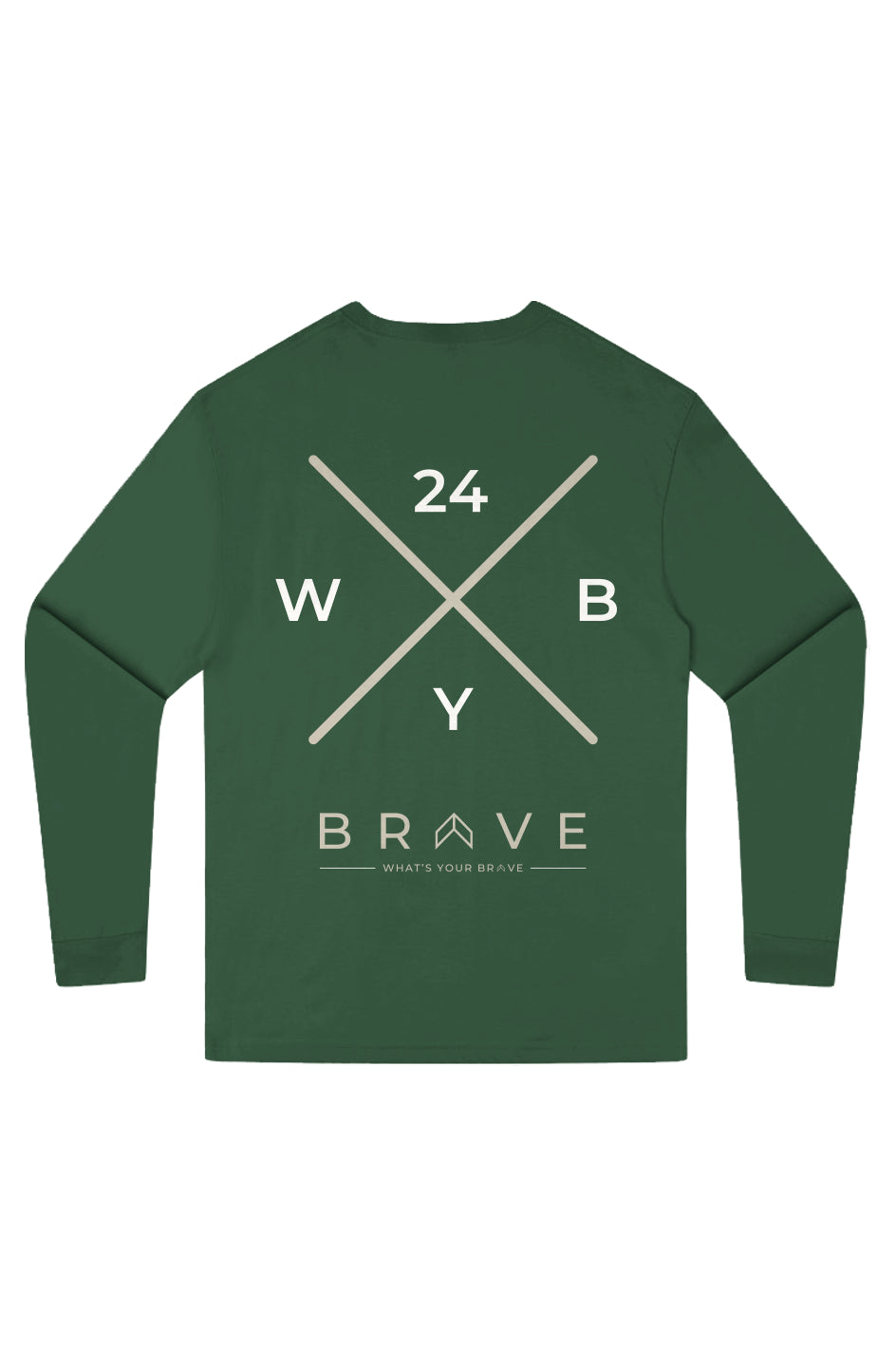 Adult BRAVE Long Sleeve Tee – WYB X Design