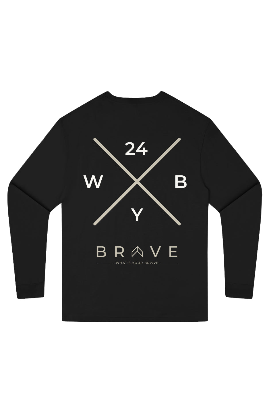 Adult BRAVE Long Sleeve Tee – WYB X Design