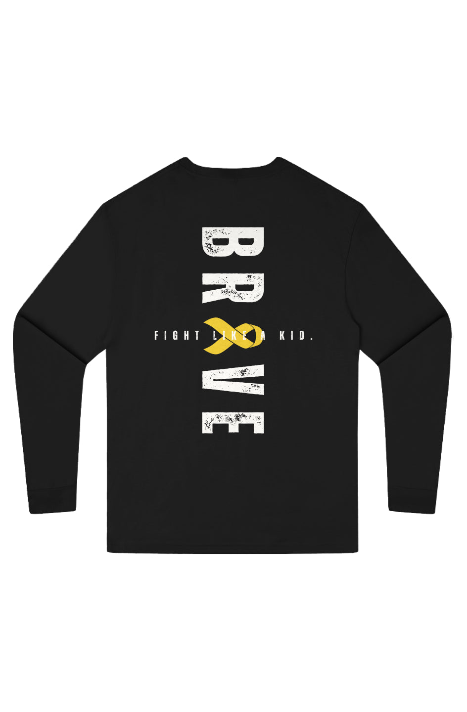Adult Fight Like a Kid Childhood Cancer Awareness Long Sleeve