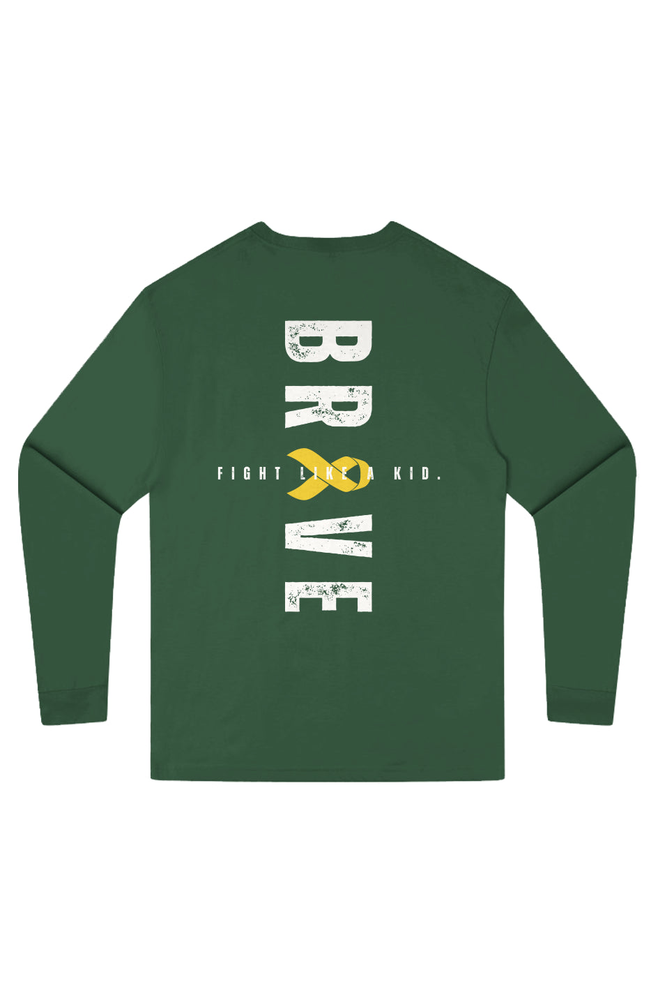 Adult Fight Like a Kid Childhood Cancer Awareness Long Sleeve