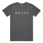 Adult BRAVE Short Sleeve Tee with Pink