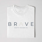 Adult BRAVE Classic White Short Sleeve Tee