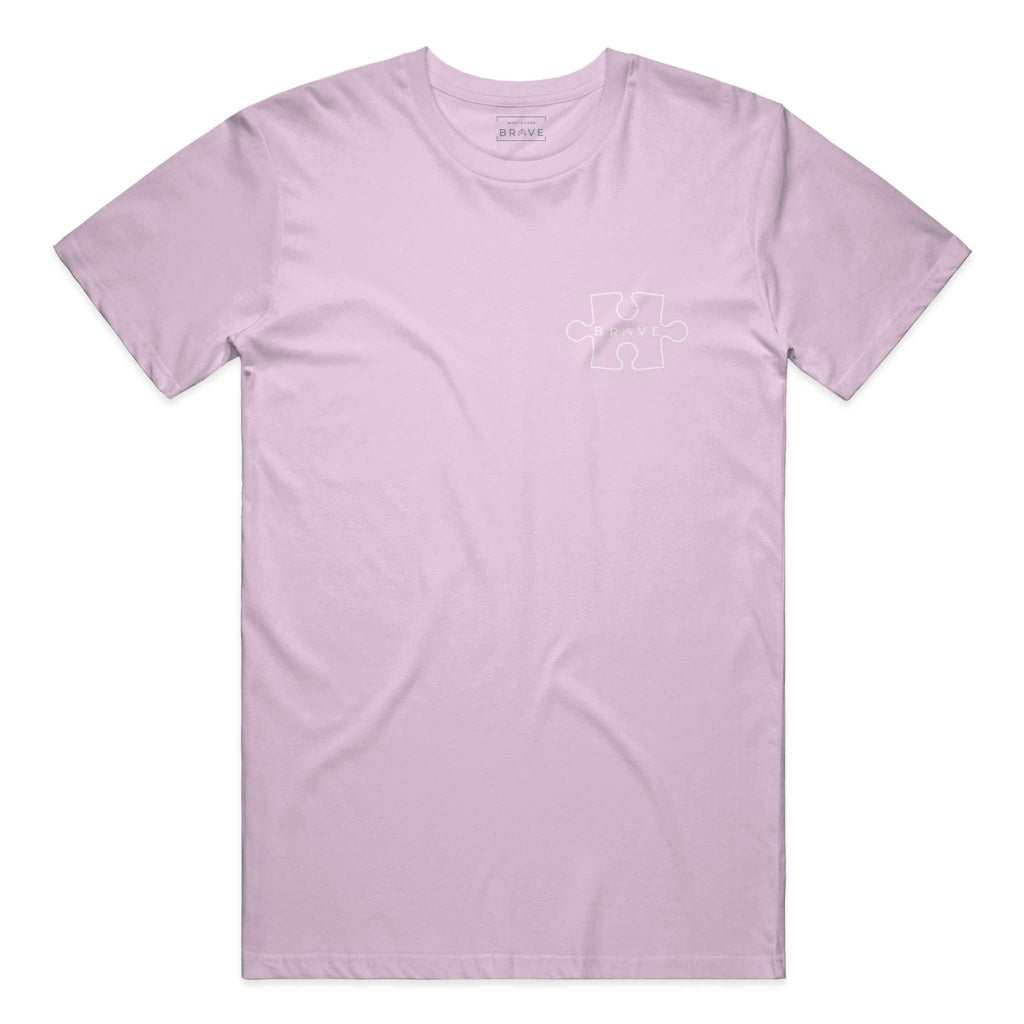 Adult BRAVE Short Sleeve Kindness Acceptance Lilac