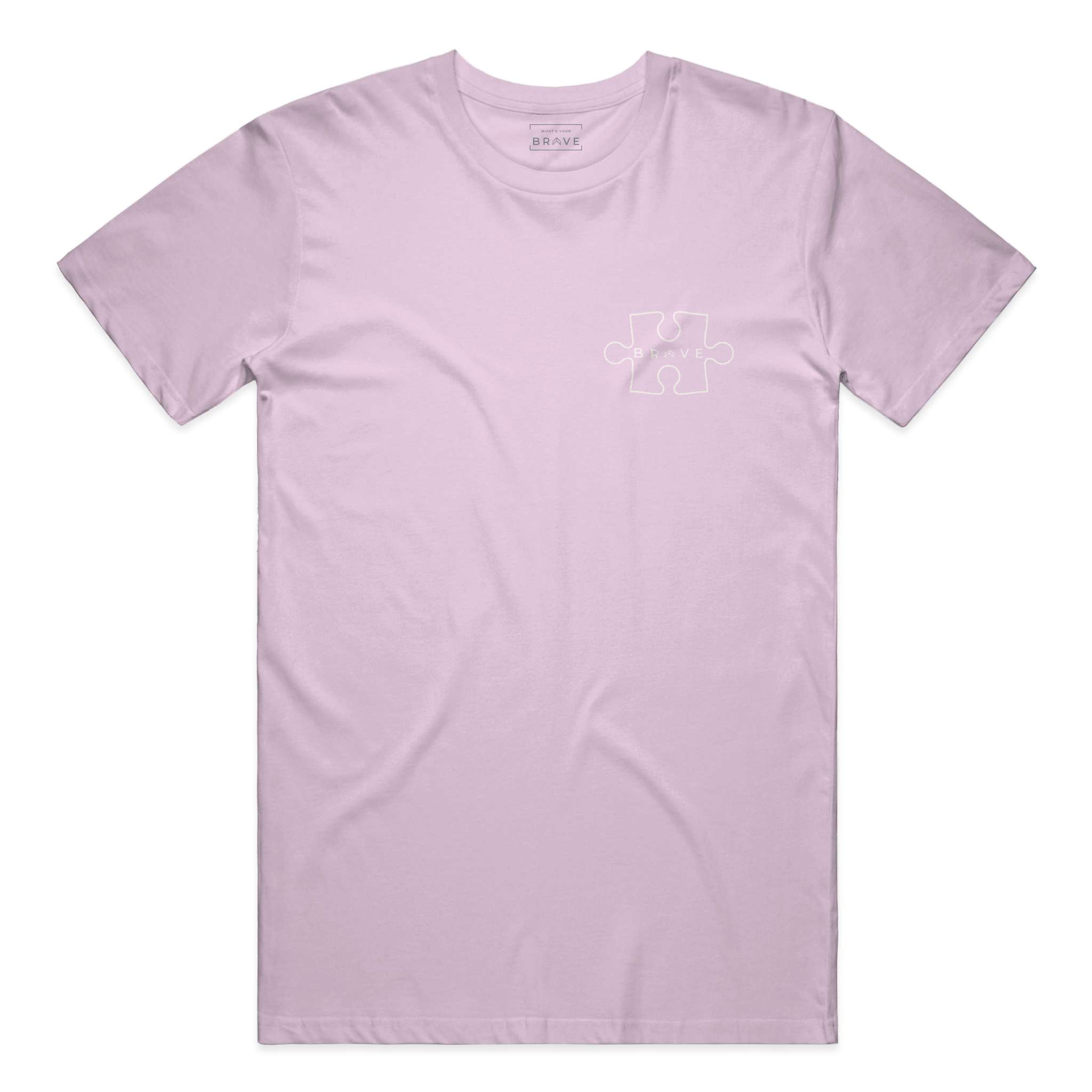 Adult BRAVE Short Sleeve Kindness Acceptance Lilac