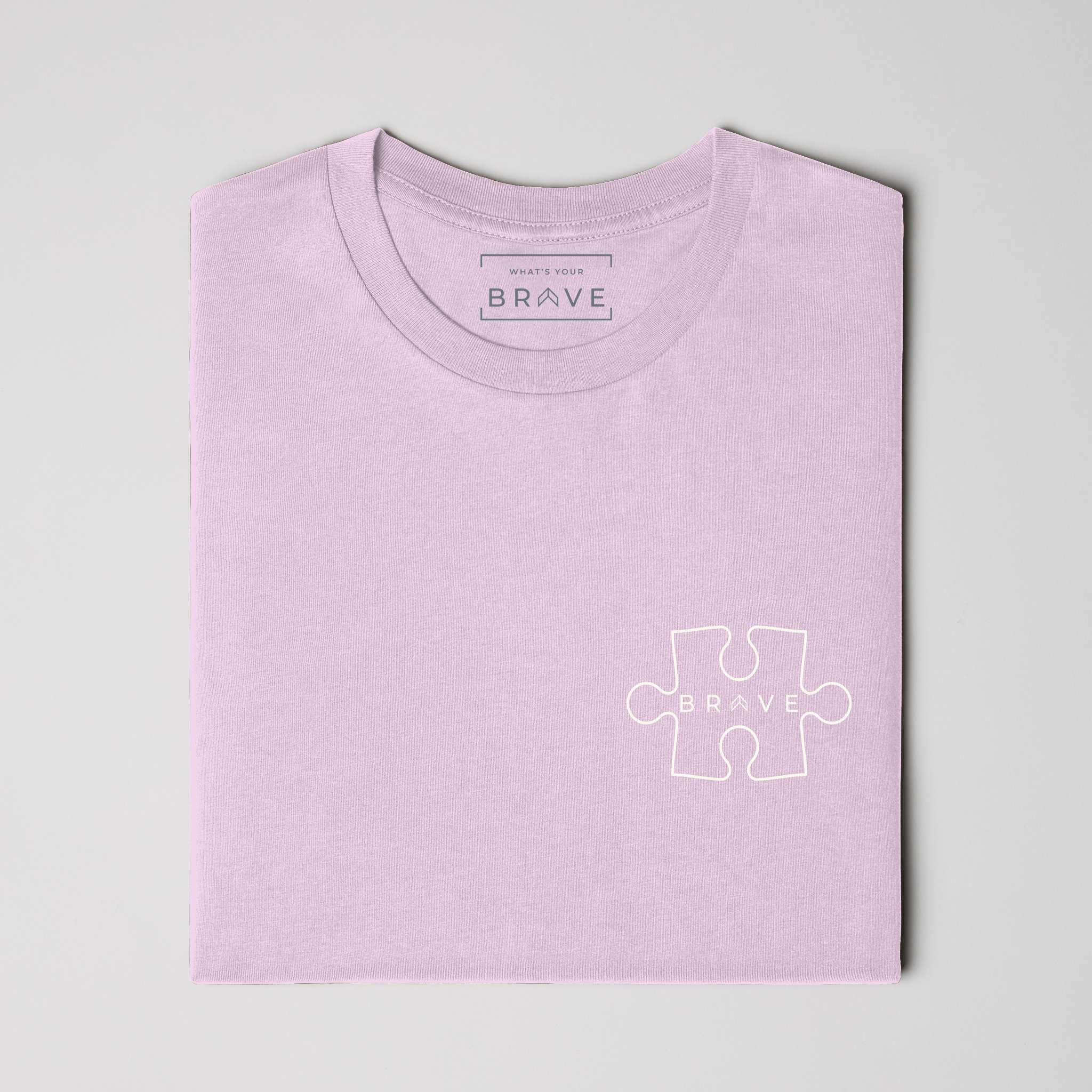 Adult BRAVE Short Sleeve Kindness Acceptance Lilac