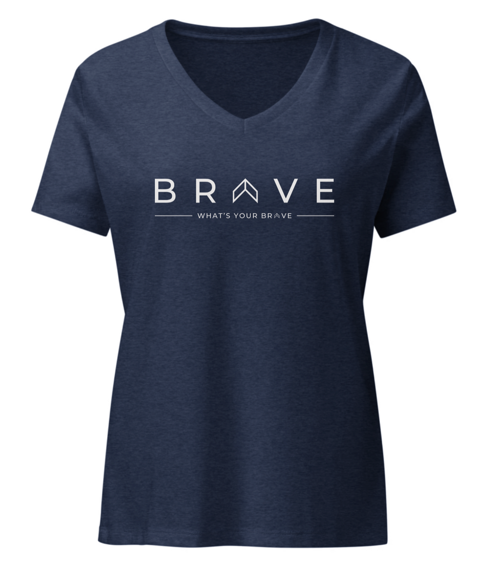 BRAVE Women's Classic V-Neck Tee
